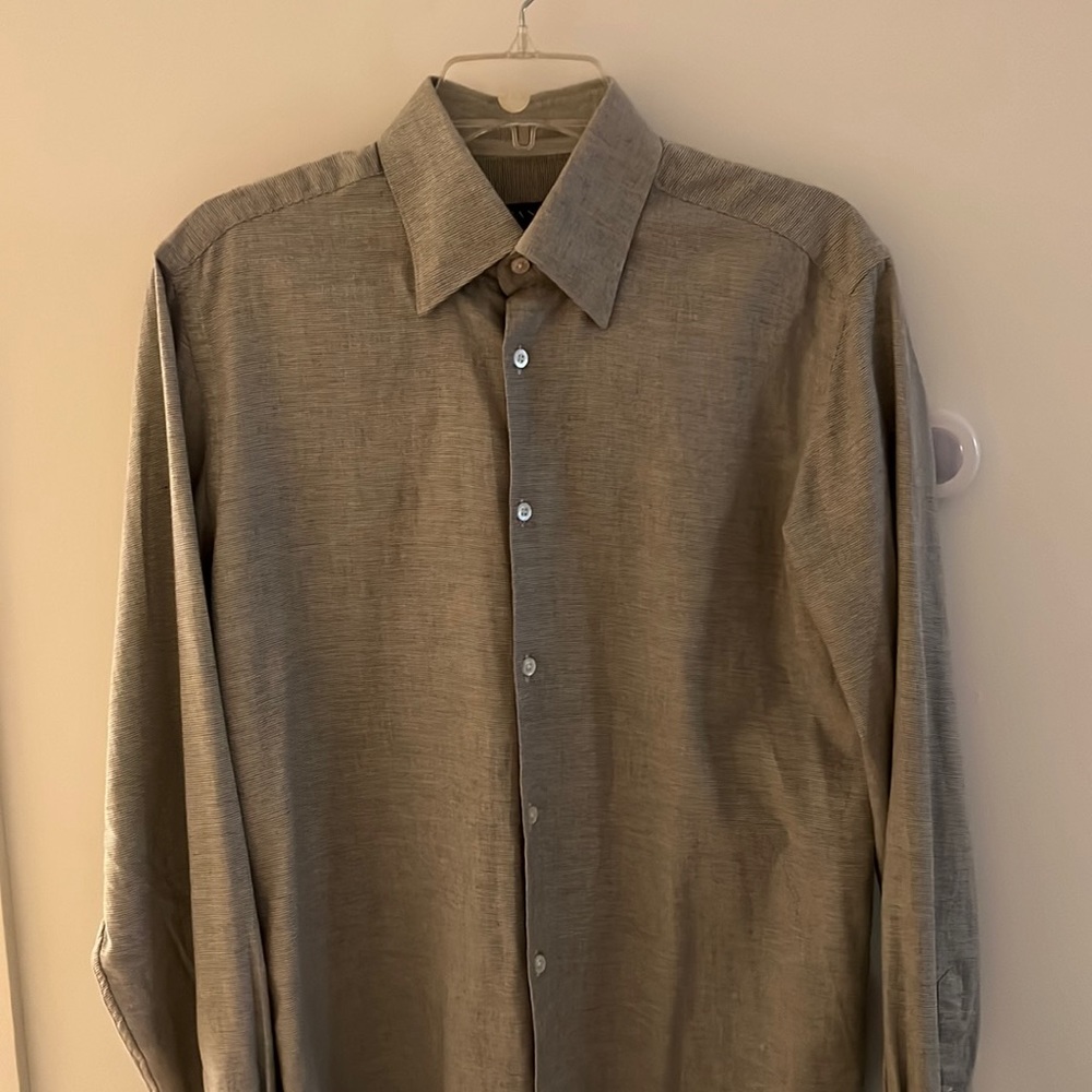 Canali Dress Shirt / Size Medium